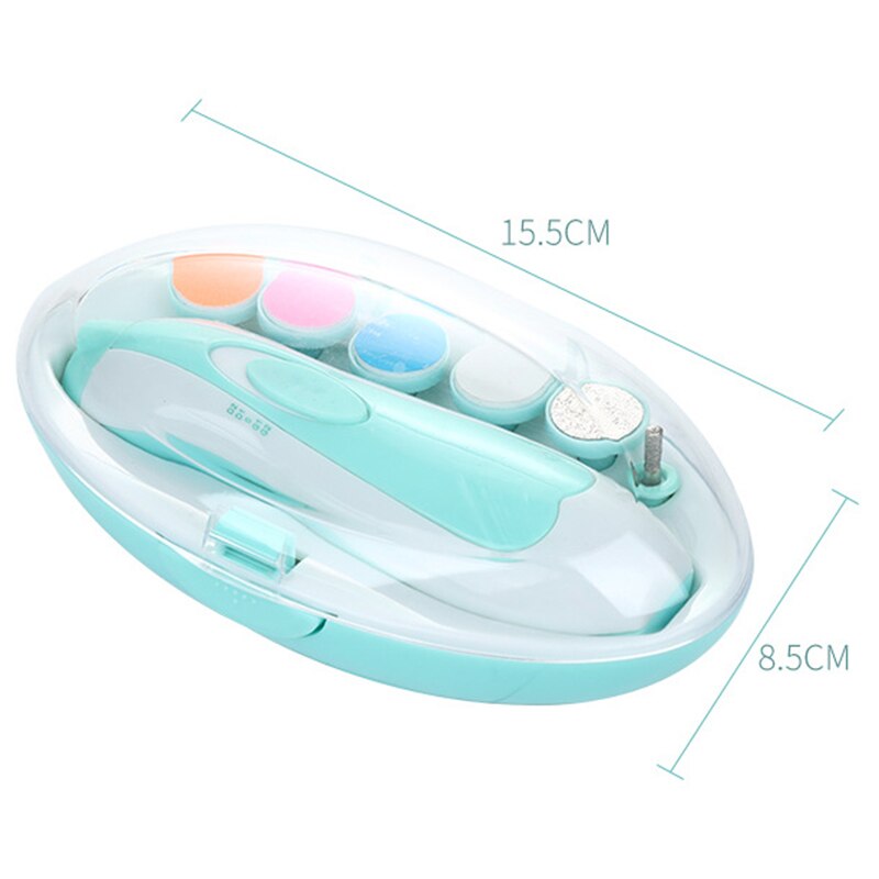 Sicuro Elettrico Del Chiodo Taglierina del Tagliatore di Chiodo Del bambino rifinitore manicure Pedicure clipper taglierina Forbici per Bambini infantile Cura Delle Unghie