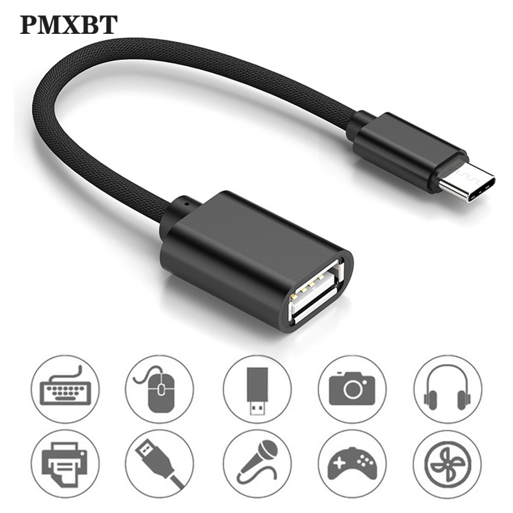 Type C Naar Usb Een Otg Adapter Kabel Otg Usb C Converter Voor Redmi Mi 9 8 Samsung Mobiele Telefoon video Camera Printer Data Connector