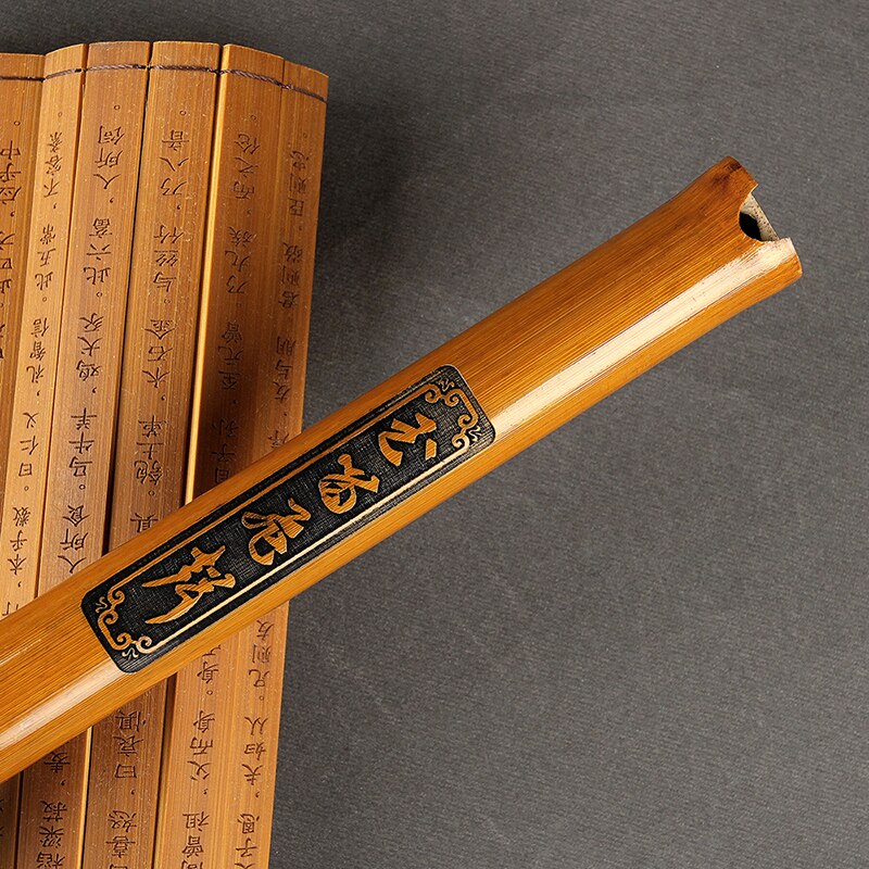 Chinese Traditionele Stijl Handgemaakte 5 gaten F Key Bamboefluit Met Wortel Muziekinstrument Chinese Houtblazers Instrument