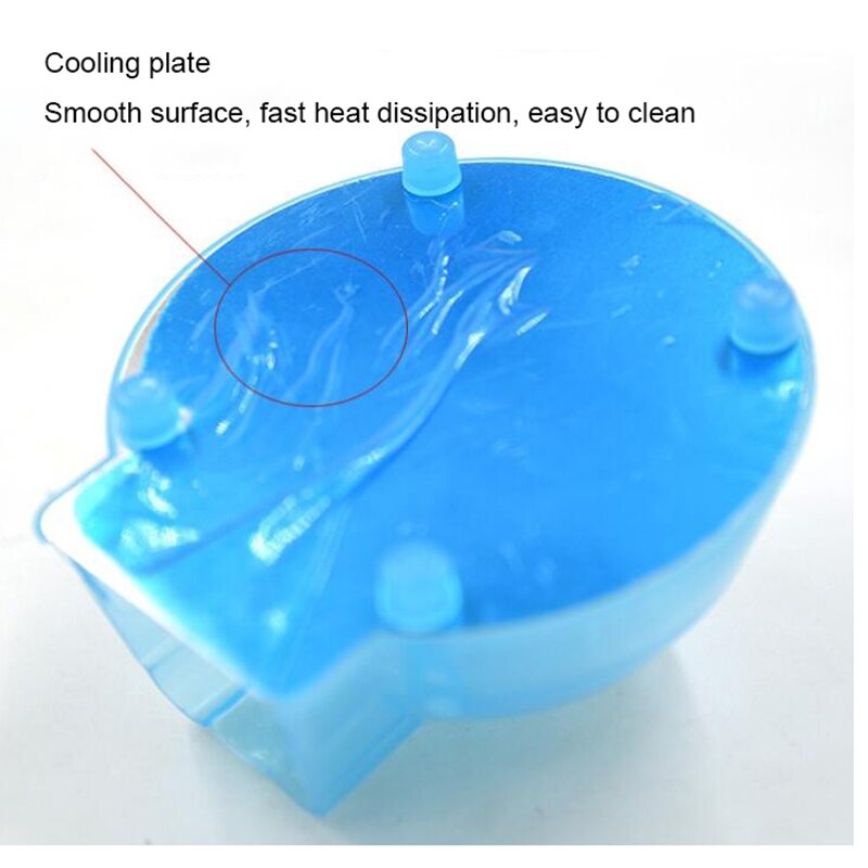 Sommar cool hamster ekorre båge kyler ner plast hus liten husdjur bur säng lek leksak blå rosa färg bra