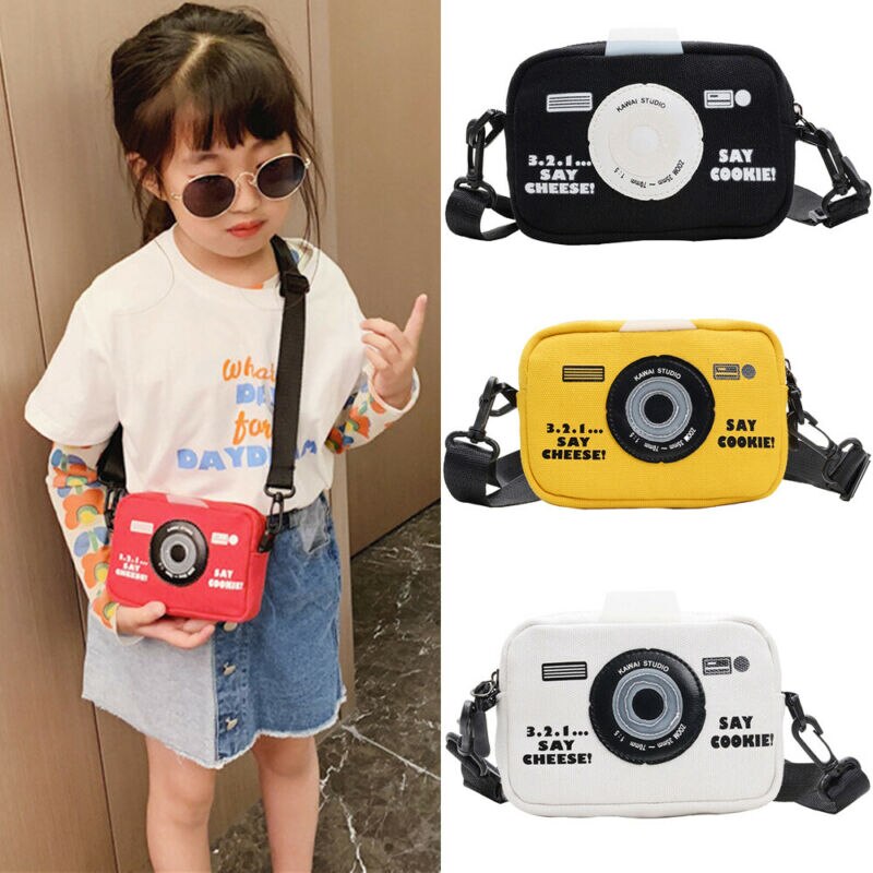 Kids Messenger Bags Canvas Camera Tas Wilde Portemonnee Meisjes Accessoires Tas Cool