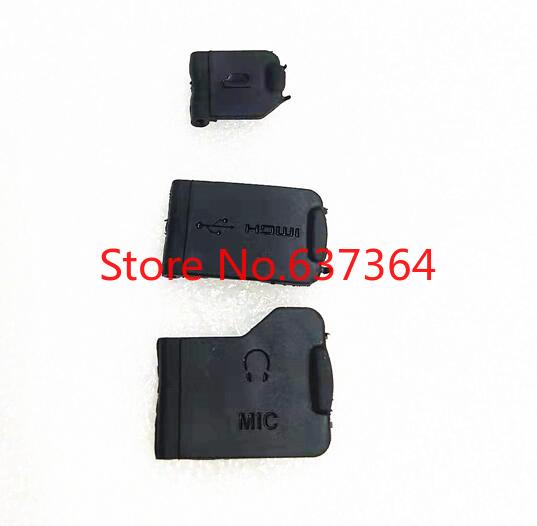 Piezas de reparación de cámara de goma USB para Nikon D750