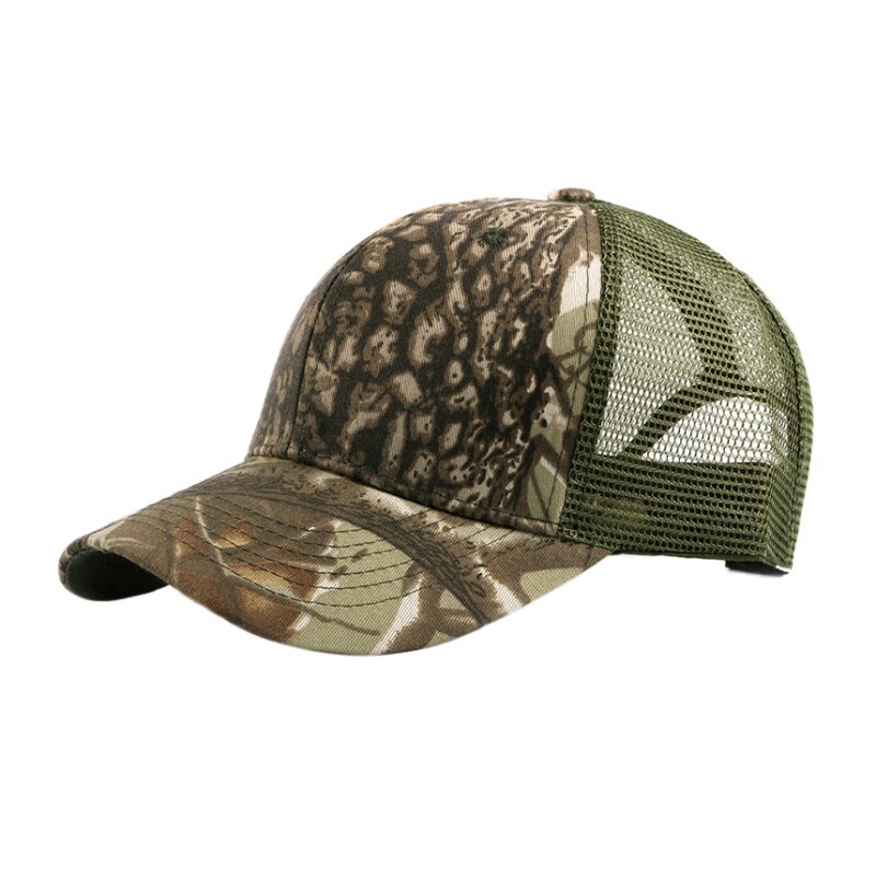 Outdoor sports cap camouflage duck tongue net cap breathable refreshing mountaineering running tennis baseball cap