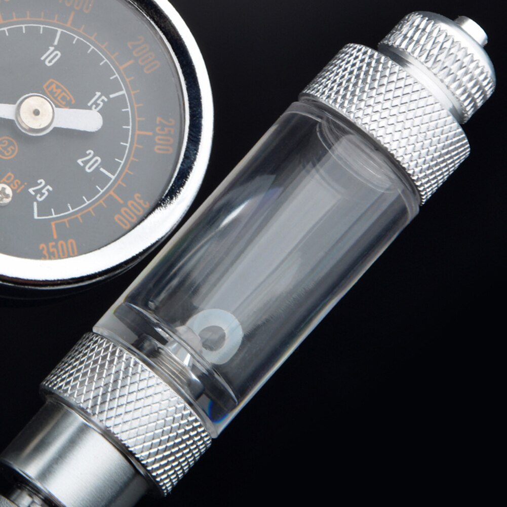 Fish Tank CO2 Regulator Dual Gauge with Solenoid Bubble Counter W21.8 EU Plug for Household Water Part Accessories