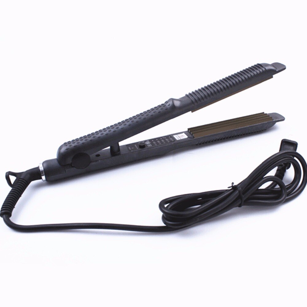 Ceramic Hair Care Curl Straightener Flat Iron Perm Splint Tourmaline Ceramic Curved Plates Flat Iron Hair Straightner