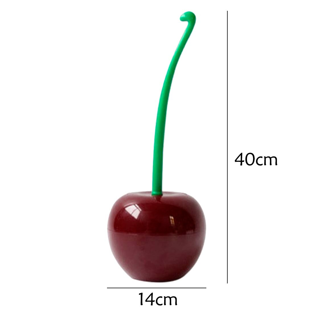 Nowa toaleta wc szczotka kreatywna urocza wiśnia kształt szczotka robić wc szczotka robić wc i zestaw świeczników ruszaj się wiśnia 380x130mm