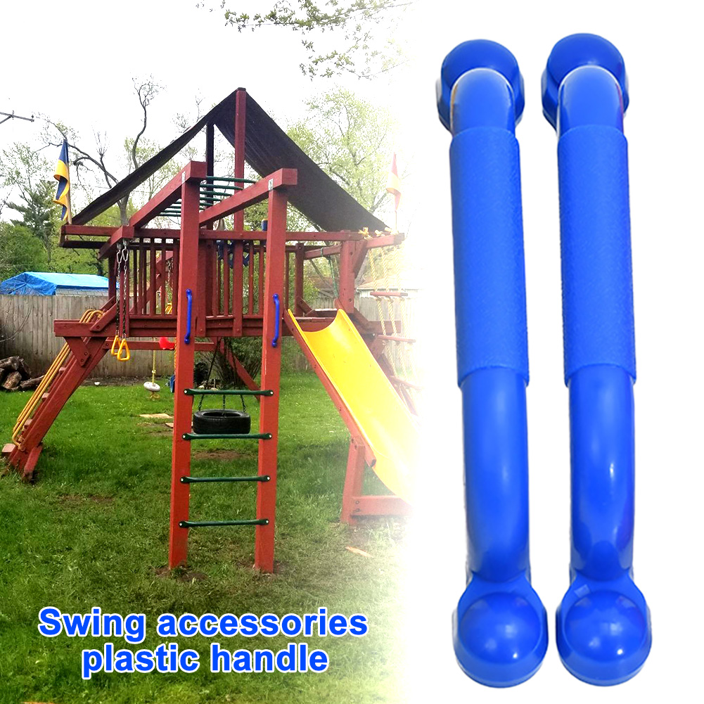 1pair Hand Grips Kids Climbing Gym Swing Safety Handles Playground Grab Bar Entertainment Multifunction Playhouse Amusement Park