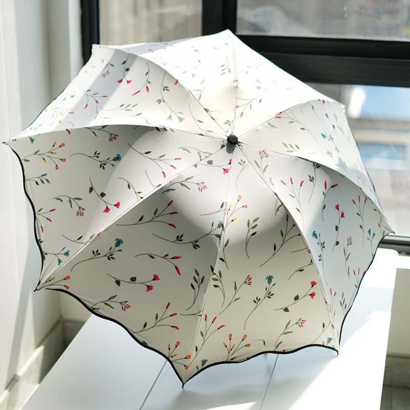 Sun Protection Windproof Portable Umbrella Travel Girls Luxury Cute Parasol Umbrella Rain Women Sombrilla Ambrella BW50YS