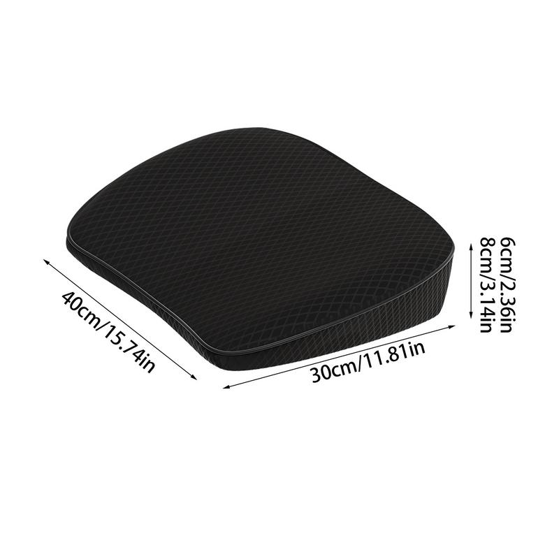Cojín de coche para altura, cojín ergonómico multiusos para asiento de coche, cojín de asiento portátil para coche, cojín de asiento grueso transpirable