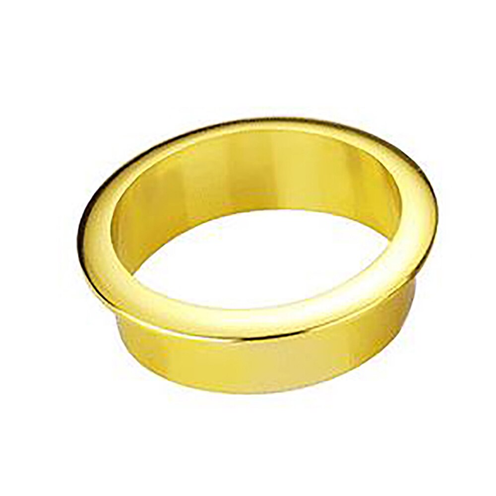 35/ 45/ 50/ 55/ 60/ 80MM Computer Schreibtisch Kabel Ösen Draht Loch Abdeckung Schrank Vent Dekorative Ring Kabel outlet Port Möbel: Gold / 45mm