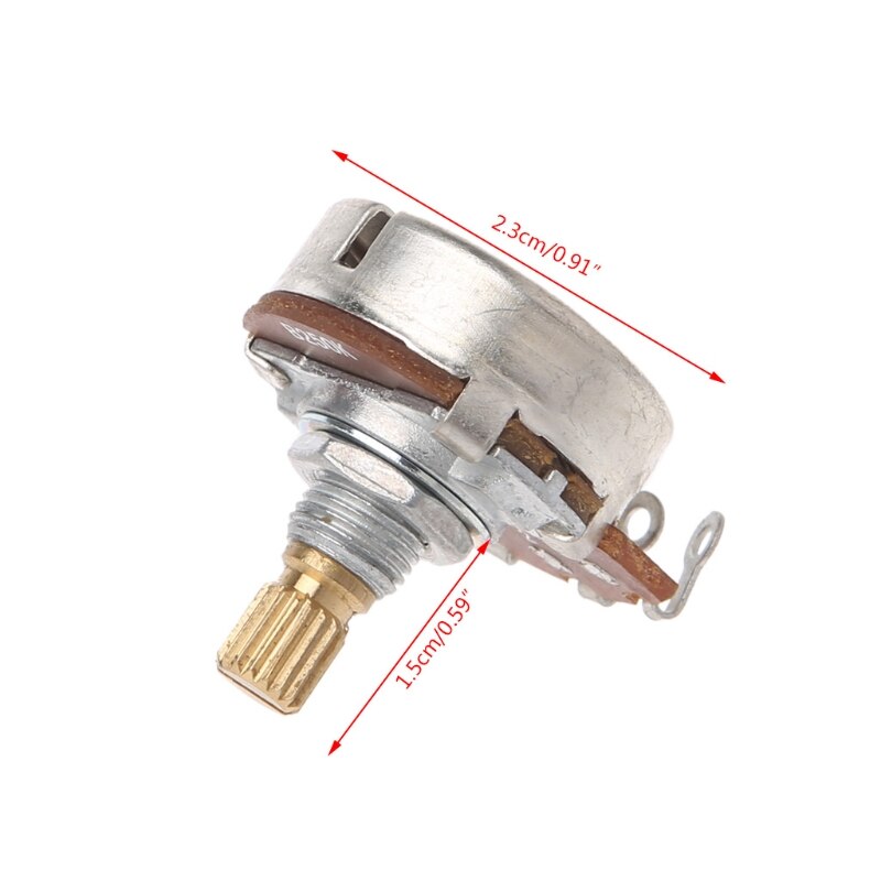 Potentiomètre Audio Musiclily A250K - Pour Guitare électrique Et Basse - Lot De 2