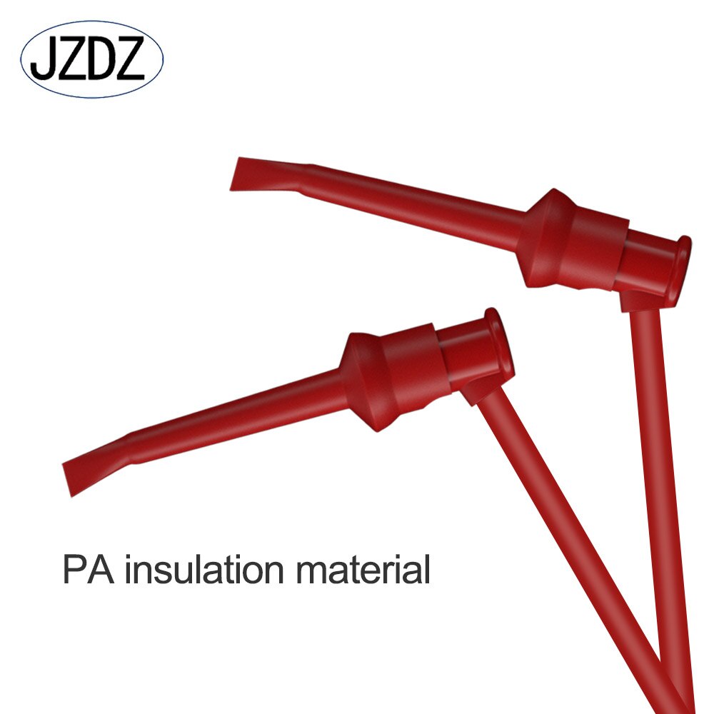 JZDZ 10pcs Test Hook Clip Test Probe For Electronic Testing Mini Grabber PA Connector DIY tools accessories J.30007