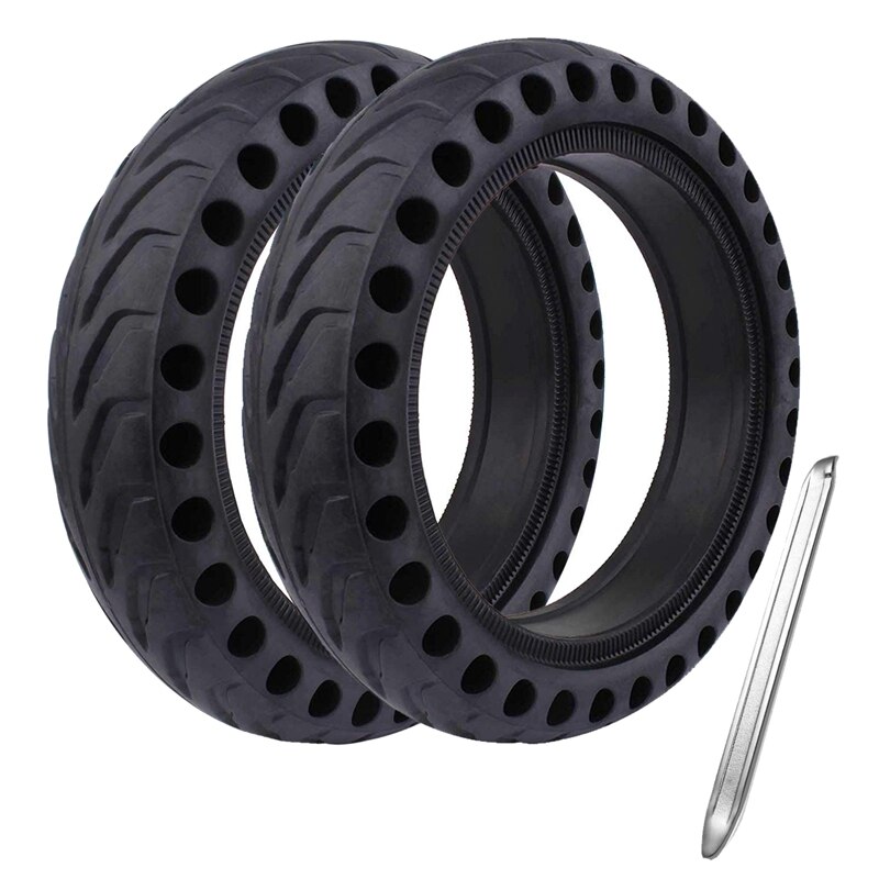 New8.5 Inch Front/Rear Scooter Tire Wheel Solid Replacement Tyre 8 1/2 for Xiaomi Mijia M365 solid tyre Electric Scooter Skatebo: Default Title