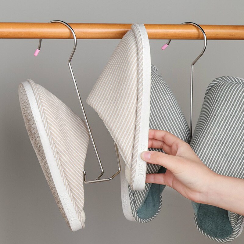 Rvs Schoenenrek Creatieve Multifunctionele Schoenenrek Kinderen En Kids Schoen Rack Opknoping Rack Hanger Bespaart Ruimte
