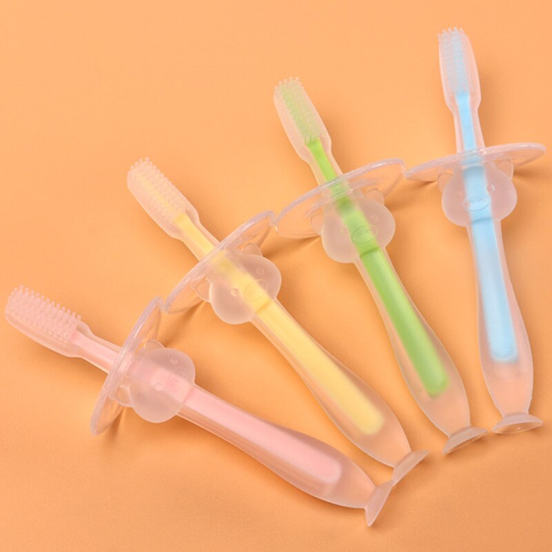 1 Pc Kids Soft Silicone Training Tandenborstel Baby Kinderen Dental Oral Care Tooth Brush Tool Kid Tandenborstel Baby 'S Items