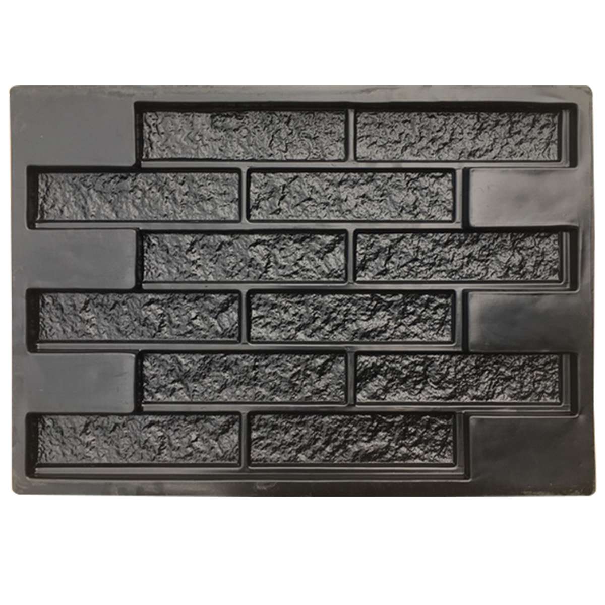 Plastic Mallen Muur Beton Gips Tuin Huis Muur Steen Tegels Steen Mold Cement Bricks Maker Mould 69*49Cm decoratieve