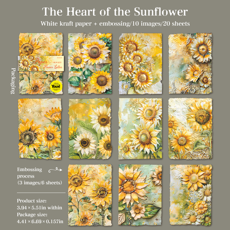 20Pcs Paper Flower Letter Series Scrapbooking Paper Material Perfect for Collage Journaling Diy Craft Supplies: DARK GRAY