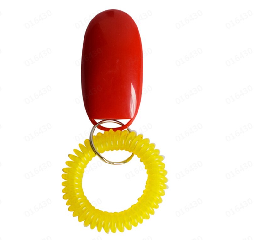 Accessoires Kat Hond Training Clicker Draagbare Hond Knop Clicker Geluid Trainer Pet Trein Tool Wrist Strap Sleutelhanger Accessoire: G