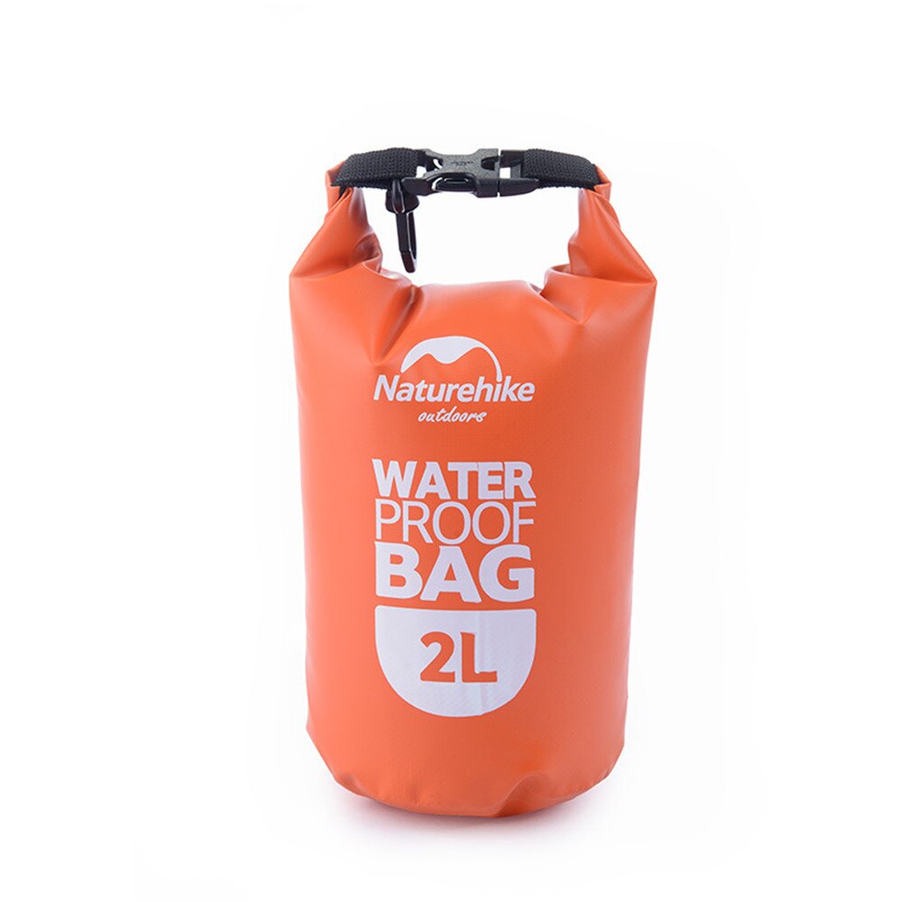 2l 5l reisesurfingvesker mobiltelefon vanntett veske utendørs bading elverafting bag strand vannforseglet veske veske deksel: Oransje 2l
