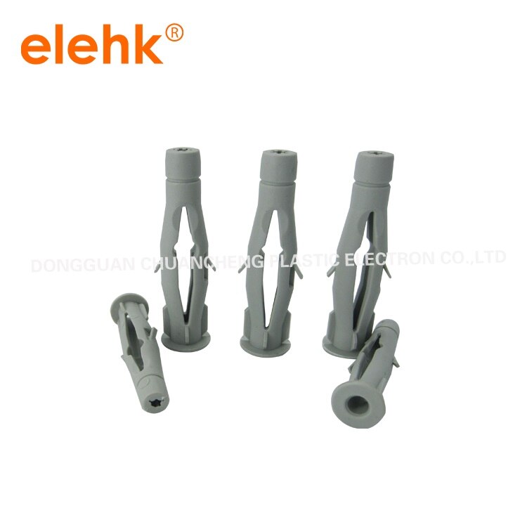 10mm/8mm/6mm st ihåliga väggpluggar i plast