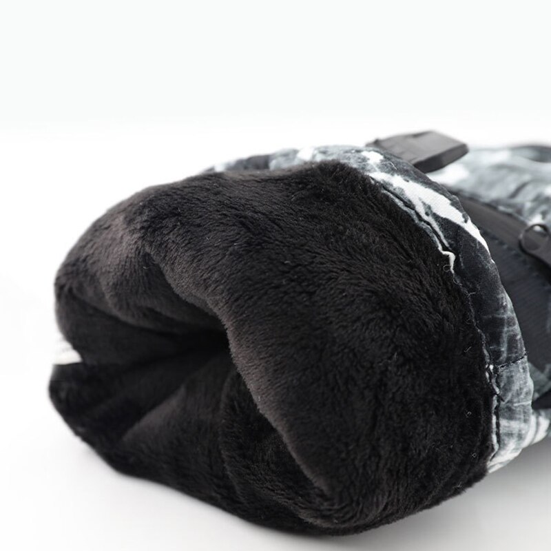 Guantes de esquí para hombre, manoplas de lana para Snowboard, Motociclismo de invierno, resistentes al viento, impermeables, Unisex, con pantalla táctil