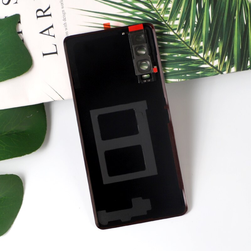 P 30 batterijdeksel voor huawei  p30 originele behuizing glas reparatie achterdeur telefoon achterkant + logo camera lens sticker lijm