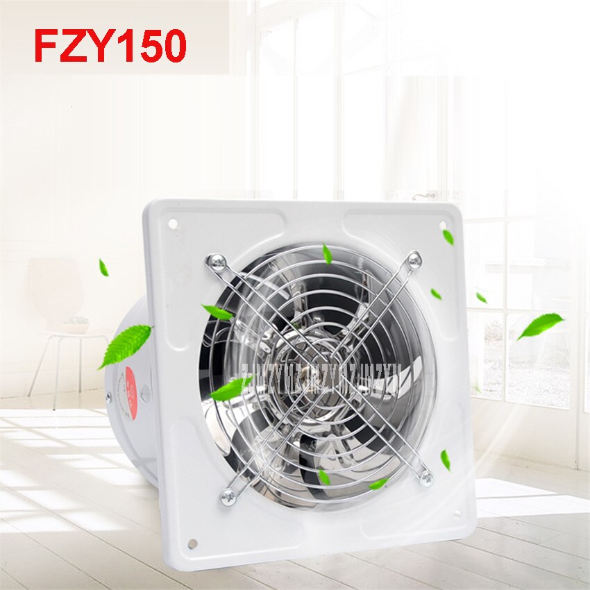 FZY150 Mini Wall Window Exhaust Fan Bathroom Kitchen Toilets Ventilation Fans 2800r/min Windows Exhaust Fan Installation 220V