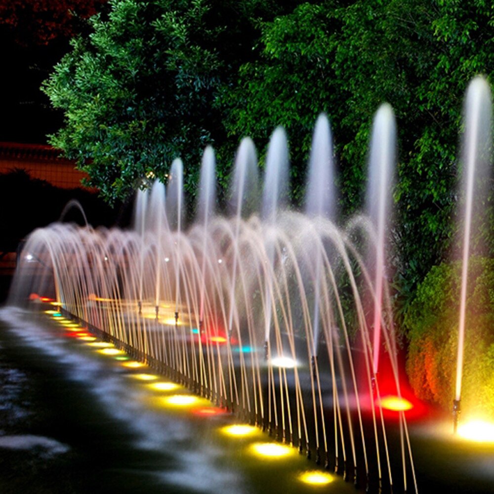 Ip68 Led Underwater Light RGB Outdoor Waterproof Colorful Water Spotlight Swimming Pool Light Fountain Light