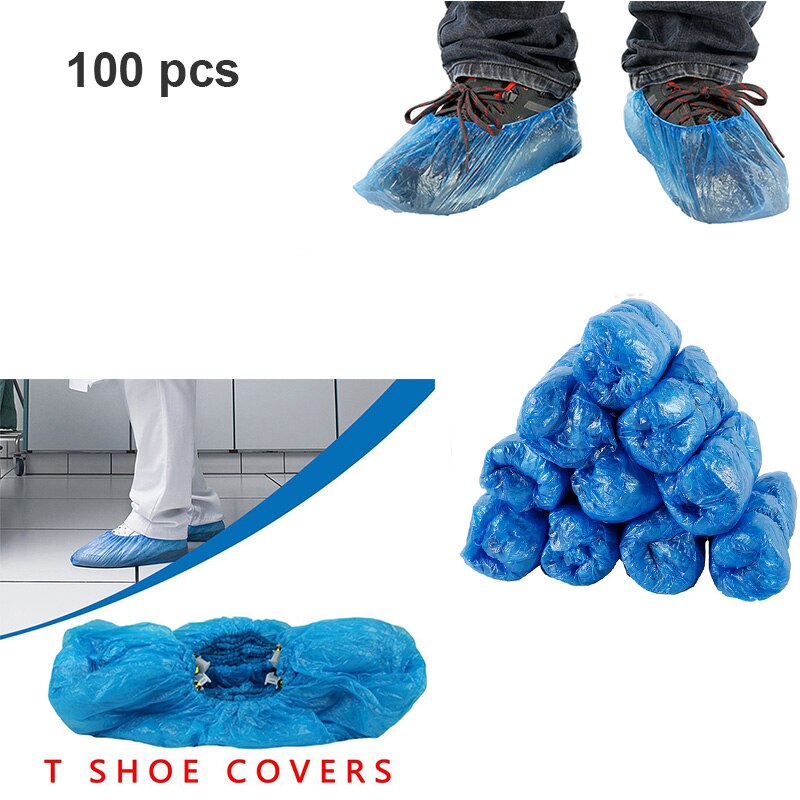 Automatiske sko dækker maskine hjemmekontor engangs film maskine fodsæt sko: 100 stk