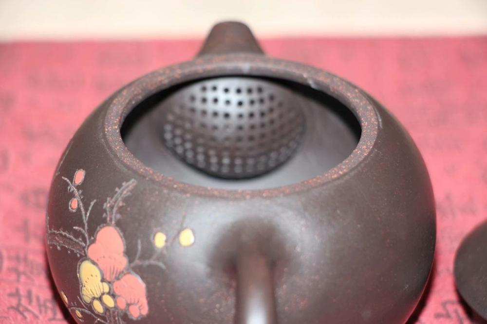 Chinese theeset yi xing paarse klei thee theepot mini yixing theepot voor puer thee xi shi ongeveer 140ml
