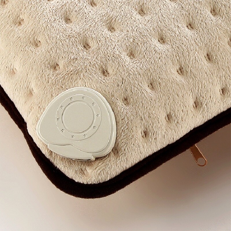 220V EU Plug Microplush Electric Heating Pad Pillow for Neck Lower Back Waist Stomach Pain Relief Winter Warmer Heat Therapy