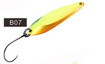 1 st fiskedragssked öring 2.5g metalljiggar spinnerbait wobblersked: B07