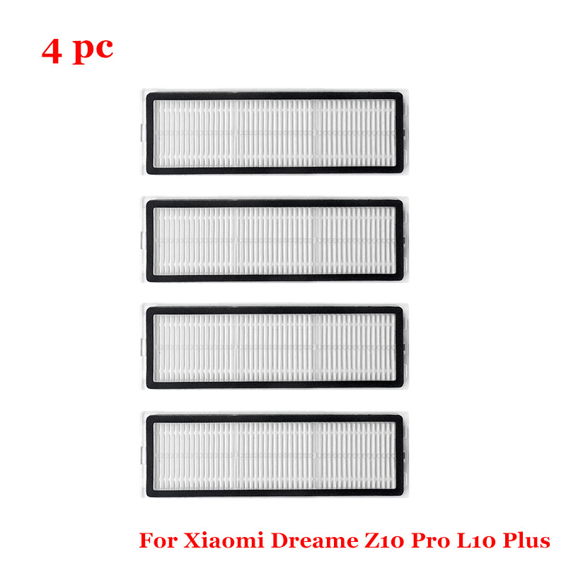 Accesorios para aspiradora Dreame bot Z10 Pro / L10 PLUS XiaoMi Mijia STYTJ05ZHM, Robot vacío automático, cepillo principal/lateral, filtro: Castaño
