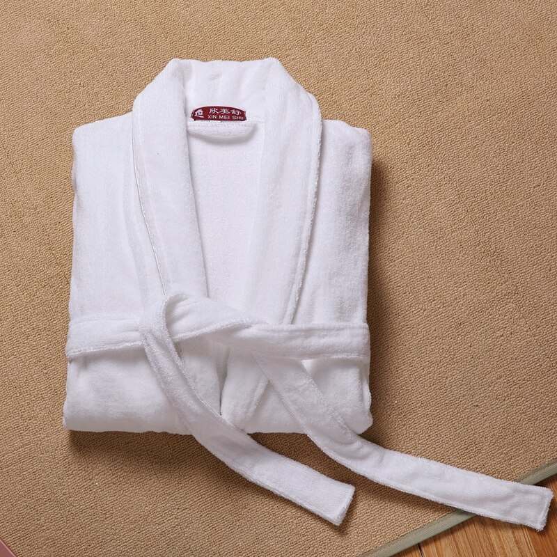 Morgonrock herr bomull vinterfrotté morgonrock herr par pyjamas handduk sovkläder kimono badrockar morgonrock herr badrock