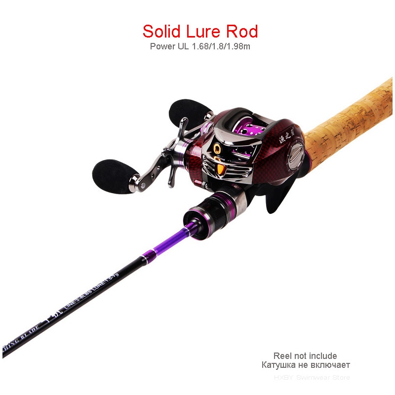 Lure Fishing Rods Trout Carbon Spinning Casting Lure Fishing Rod 2 Sections Ultralight UL Power 1.98M 1.8M 1.68M Fishing Tackle