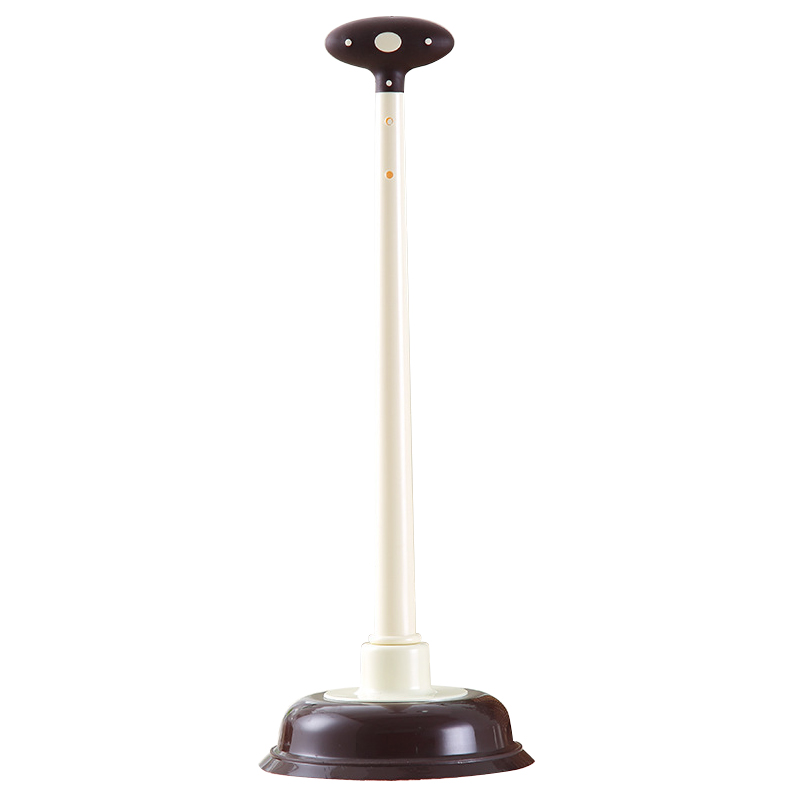 Plastic Manual Drain Plunger Strong Washer Toilet Tool With Toilet Brush Set Handle Kitchen Toilets Bathroom Cleaning Tool: D