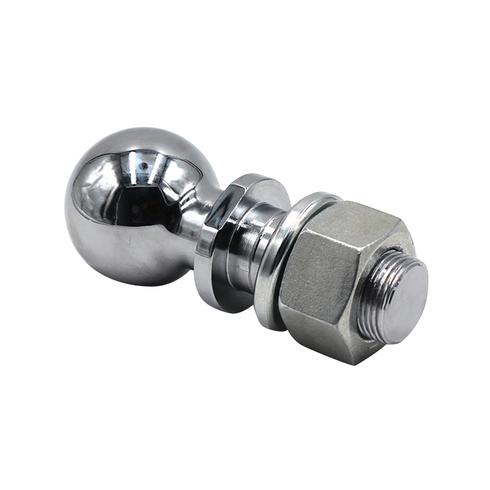 1 Pc Tow Ball Universal 5000LBS Durable Hitch Pin Coupling Bumper Connector Tow Ball Trailer Parts For Trailer Caravan Tow Ball: Default Title