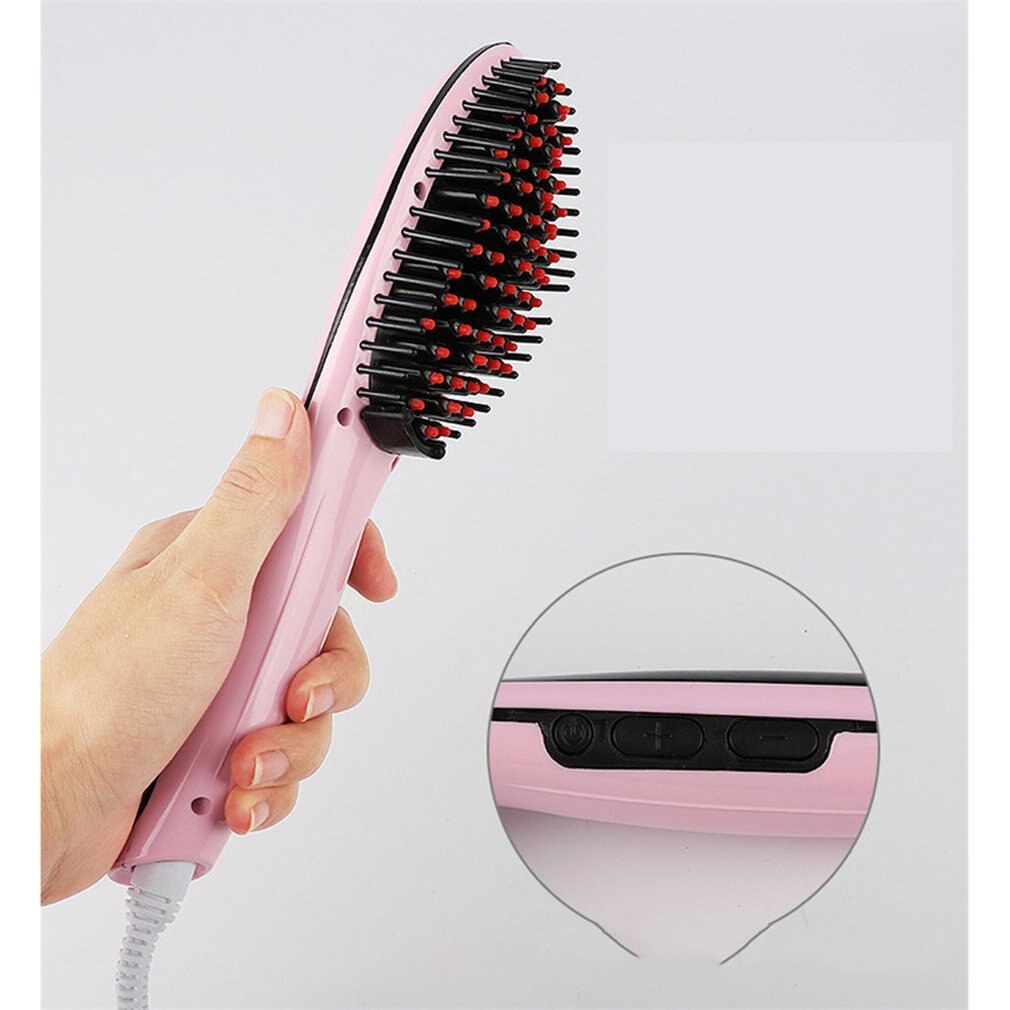 Fast Electric pull Large Panel Straight Iron Does Not Hurt Electric Hair Brush