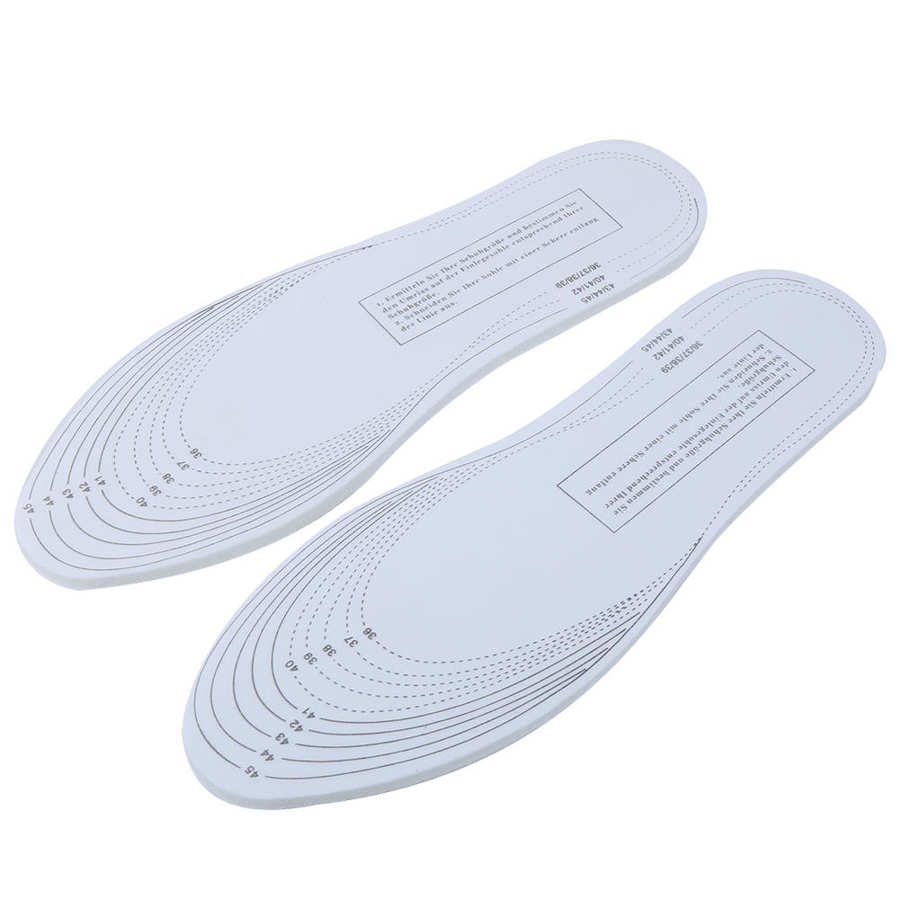 Insole Foot Pad 8PCS Sponge Foot Pad Shock Absorption Comfortable Warm Breathable Insole Free Cutting