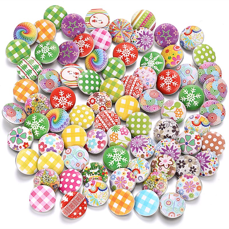 10pcs/lot 18mm Snap Jewelry Mix Many Styles 18mm Metal Snap Buttons Gold Rose Gold Buttons Rhinestone Snaps Jewelry: 19