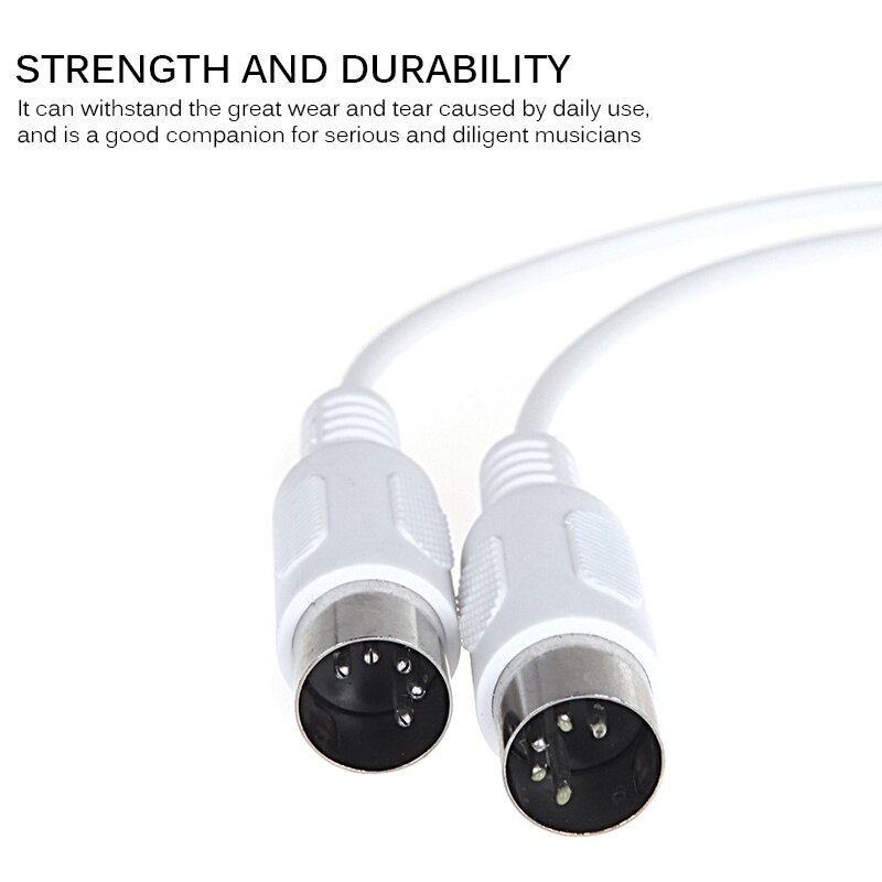 Editing Line Double Five-Pin Cable Electronic Keyboard Musical Instrument Accessories 1.5 M 3 M MIDI Cable Musical Instrument