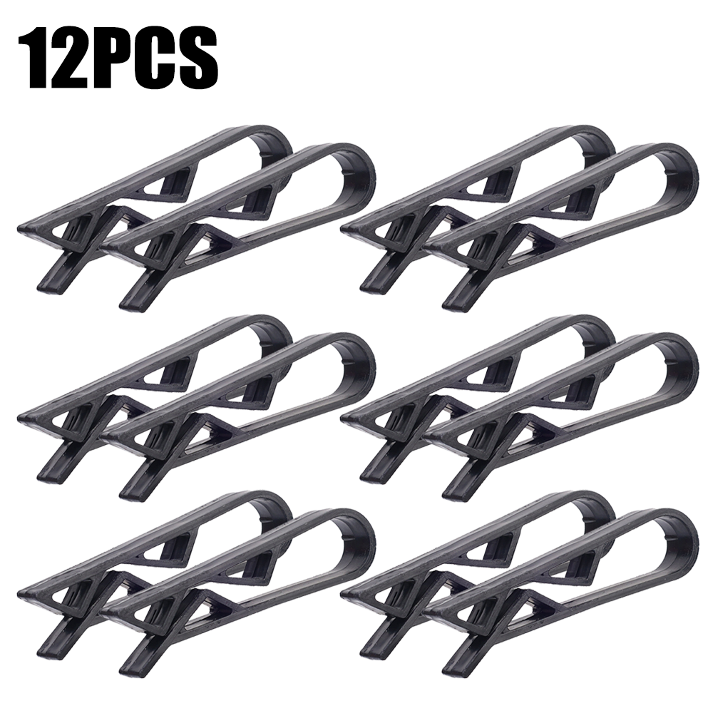 36/2pcs Garbage Bin Fixed Clip Waste Basket Rubbish Bag Anti-Slip Holder Clamp Snack Bag Sealing Clips Kitchen Storage Organizer