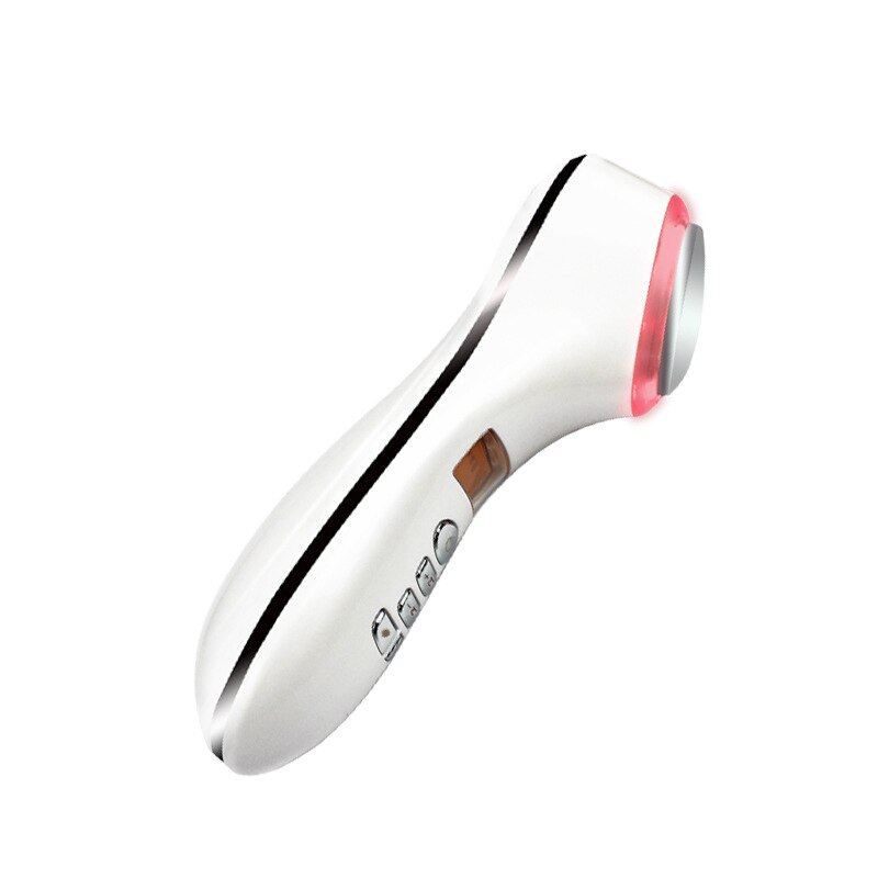Cold LED Red Blue Light Vibration Ion Face Beauty Device Tightening Skin Lifting Face Skin Rejuvenation Cleaning Instrument