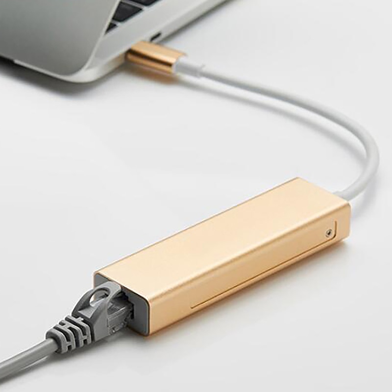 USB3.0 Gigabit Network Card with Hub USB to Rj45 Usb3.0 Wired Network Card Gigabit with 3.0Hub Free Drive