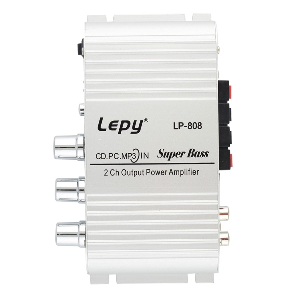 Neue 12 V Hallo-fi Stereo Audio- Verstärker Hause Hallo-fi Bass Lautsprecher Lautsprecher mit USB Hafen FM für Auto Auto Mini MP3 MP4 PC Radio