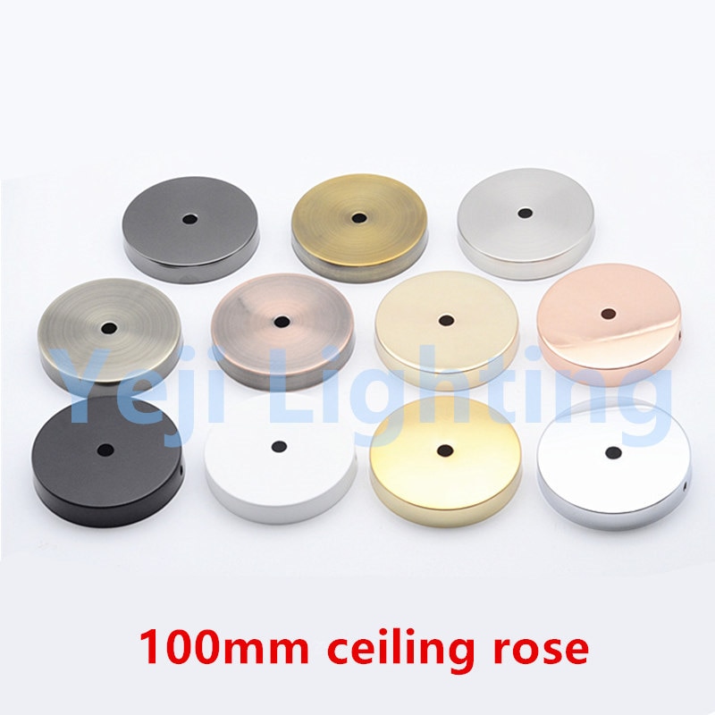 årgang lampe sokkel retro tak rose tak baldakin til lysekrone ledet pendel lys edison lamper jern metall tak tallerken gjør det selv