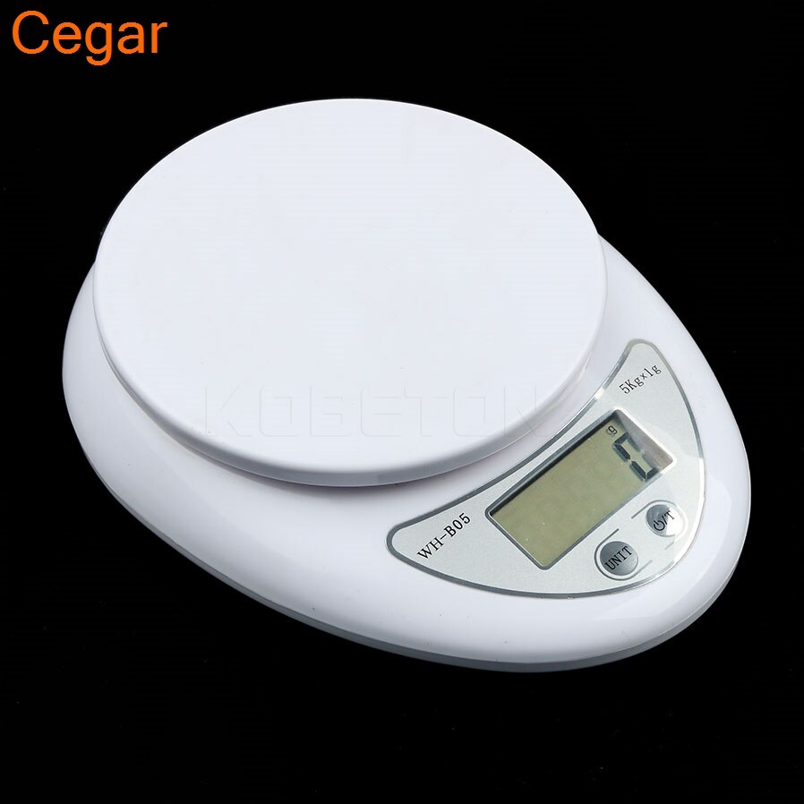Ceagr Kitchen scales 5kg x 1g Food Diet Postal Digital Scale balance weight Electronic scale weighting LED electronic scale