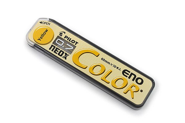 Pilot Color Eno Neox Mechanical Pencil Lead - 0.7 mm 8 tubes/lot Red/Violet/Blue/Soft Blue/Green/Orange School &amp; Office Supplies