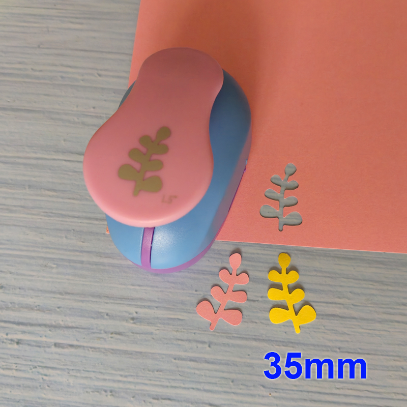 Perforadora de hojas hecha a mano, herramienta para manualidades y álbumes de recortes, perforadora de papel para decoración de galería de fotos, perforadoras de tarjetas de DIY, dispositivo de estampado: Lavanda