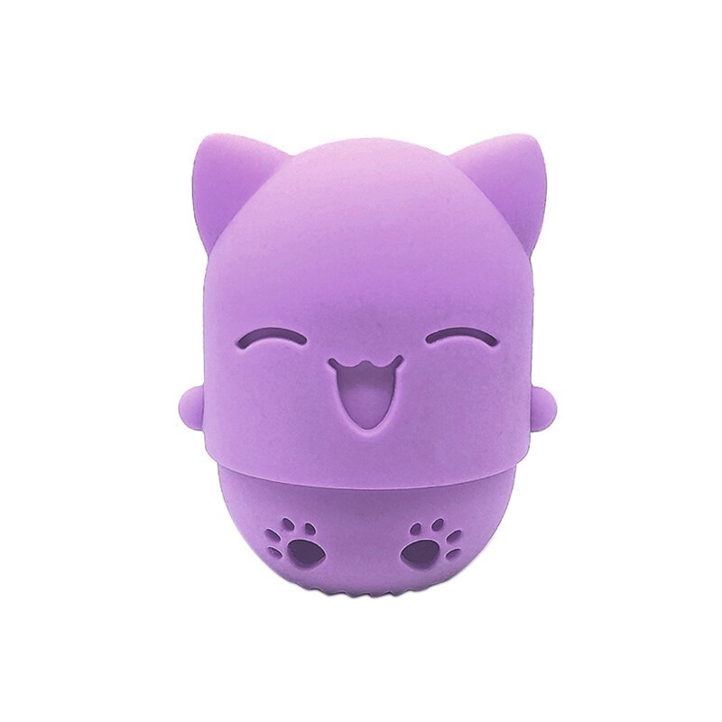 1Pc Beauty Sponge Stand Storage Case Makeup Blender Puff Holder Empty Cosmetic Egg Shaped Rack Transparent Puffs Drying Box: 04 Egg Box